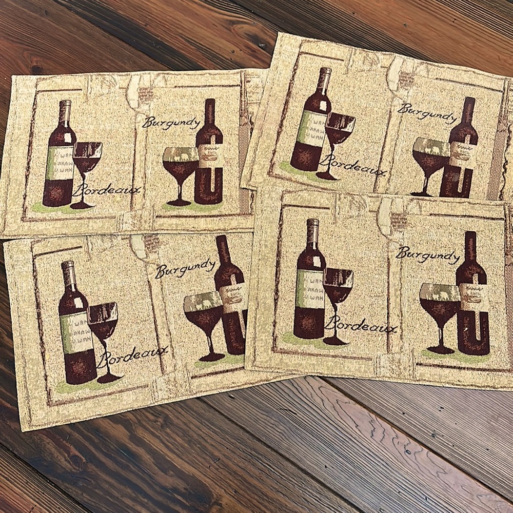 Red Wine Placemats